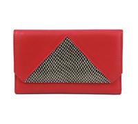 Eastern Counties Leather Women's Connie Snake Print Leather Purse in Red Eastern Counties Leather Red One Size