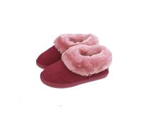 Eastern Counties Leather Womens Elena Sheepskin Slipper Boots - Wine - Wine - 4 UK