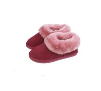 Eastern Counties Leather Womens Elena Sheepskin Slipper Boots - Wine - Wine - 9 UK