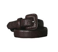 Eastern Counties Leather Women's Faux Snake Print Belt in Brown | Size: 16 Eastern Counties Leather Brown 16