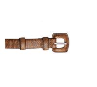 Eastern Counties Leather Women's Faux Snake Print Belt in Tan | Size: 12 Eastern Counties Leather Tan 12