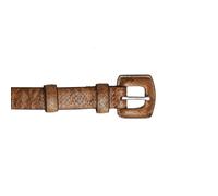 Eastern Counties Leather Womens Faux Snake Print Belt - Tan - Tan - 16