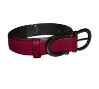 Eastern Counties Leather Womens Feature Buckle Belt - Burgundy - 18 - Burgundy - 100% Leather
