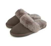 Eastern Counties Leather Women's Grace Sheepskin Slippers - Truffle Brown - 3 UK - Truffle Brown - 100% Suede