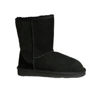 Eastern Counties Leather Women's Jodie Sheepskin Short Plain Boots - Black - 7 UK - Black - 90% Sheepskin/10% Rubber