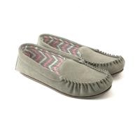 Eastern Counties Leather Womens/Ladies Ffion Suede Moccasins - Grey - Grey - 7 UK