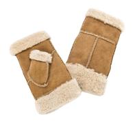Eastern Counties Leather Womens/Ladies Glitten Sheepskin Mittens - Tan - Tan - M