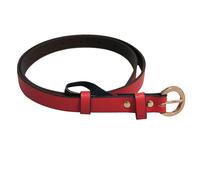 Eastern Counties Leather Womens/Ladies Thin Fashion Belt - Red - 14 - Red