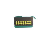Eastern Counties Leather Womens Lillian Diamond Leather Purse - Jade/Grey - Jade/Grey - One Size