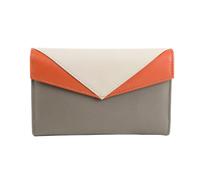 Eastern Counties Leather Womens Macy Leather Purse - Taupe/Russet - Taupe/Russet - One Size