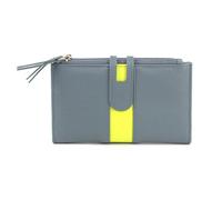 Eastern Counties Leather Women's Ottilie Leather Purse - Grey/Citrus - Grey/Citrus - One Size - 100% Leather