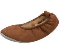 Eastern Counties Leather Womens Sheepskin Lined Ballerina Slippers - - Size: 5-6
