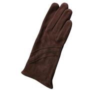 Eastern Counties Leather Womens Sian Suede Gloves - Brown - M - Brown - 100% Suede