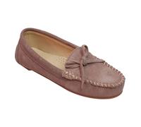 Eastern Counties Leather Women's Suede Moccasins in Pale Pink | Size: 4 Eastern Counties Leather Pale Pink 4