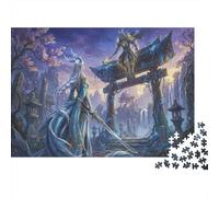 Eastern Dream Duel 500 Piece Wooden Jigsaw Puzzle,Wood,Gift Idea,Stress Relief,Impossible Challenge,Educational Toy,Home Wall Decor,Adults & Kids 14+ (52x38cm)