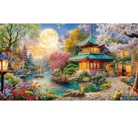Eastern-Dream-Landscape Puzzle for Adults 1000 Piece Impossible Hard Difficult Challenging Educational Game Decompression Fun Present & Activity for Home 38x52/1000pcs