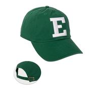 Eastern Michigan University Baseball Hat EMU Eagles Brimmed Embroirderd Hats Cap Adjustable Cloth Strap Adult (Style A) Green, Green, One size