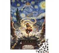 Eastern Mythology 1000 Pieces Jigsaw Puzzles for Adults Jigsaws Challenging Game Family Challenging Educational Games Home Decoration for Adults And Kids Age 12 Years Up 1000pcs (75x50cm)