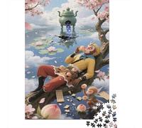 Eastern Mythology 1000 Pieces Jigsaw Puzzles for Adults Jigsaws Challenging Game Family Challenging Educational Games Home Decoration for Adults And Kids Age 12 Years Up 1000pcs (75x50cm)