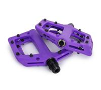 Eastern Nylon Linx Pedals 9/16 - Lightweight, High-Grip MTB & BMX Pedals with Removable Metal Pins, Chromoly Axle for BMX, MTB, Road & Kids Bikes - Purple