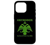 Eastern Orthodox Christian Byzantine Eagle My Church Wrote Case for iPhone 16 Pro