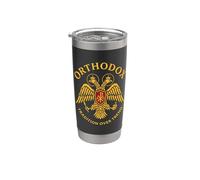 Eastern Orthodox Christian Byzantine Eagle Stainless Steel Insulated Tumbler