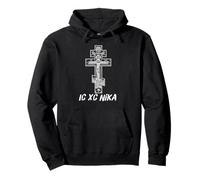 Eastern Orthodox Christian Christ Crucifix Icon Pullover Hoodie