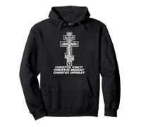Eastern Orthodox Christian Christ Crucifix Icon Pullover Hoodie