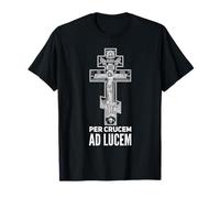 Eastern Orthodox Christian Christ Crucifix Icon T-Shirt