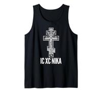 Eastern Orthodox Christian Christ Crucifix Icon Tank Top