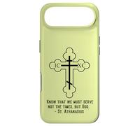 Eastern Orthodox Christian Cross St Athanasius Quote Serve Case for iPhone Air