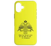Eastern Orthodox Christian Eagle Saint Athanasius Quote Case for iPhone 16 Plus