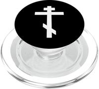 Eastern Orthodox Cross Russian Orthodox Cross Minimalist PopSockets PopGrip for MagSafe