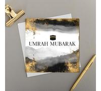 Eastern Print Studio x6 multipack Umrah Mubarak Gold Leaf & Watercolour