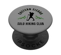 Eastern Sierra Solo Hiking Club California Mountain Trail PopSockets Adhesive PopGrip