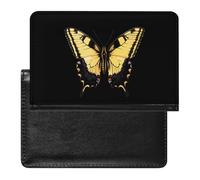 Eastern Tiger Swallowtail Butterfly Passport Holder Cover Wallet Slim Travel Document Organizer Card Case for Women Men