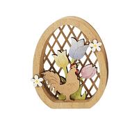 easters decorations for teens Easter Decorated Rabbit Figurines Hollowed Out Wooden Decorative Items For Home Tabletop Carving Party Decoration Wooden Products K2so Ornament easter gifts kids
