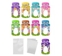 Easters Gift Cards Greeting Jar Shape Exchange Perfect for School Parties and Gifts Easters Greeting Card