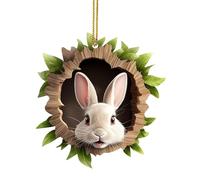 Easters Rabbits Hanging Decoration Festival Hanging Ornament Party Celebration Suitable For Various Indoor Setting Acrylic Decoration