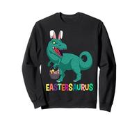 Eastersaurus Cute Easter Bunny Funny Egg Hunting Dinosaur Sweatshirt