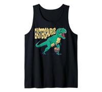 Eastersaurus Cute Easter Bunny Funny Egg Hunting Dinosaur Tank Top