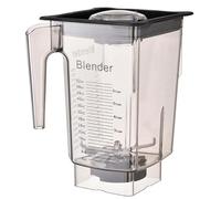 EastFune 90oz WildSide+ Jar for Blendtec Blenders, replace 570 575 625 650 725 759 800 825 885 etc, wide compatible with Classic/Designer/Professional/Commercial Series Container Pitcher Cup