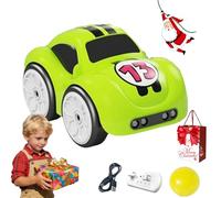 EastHedge 2.4g Electric Mini Remote & Induction Controlled Car,5 ways to play，with Follow & Escape Modes, Switch Between Remote Control and Gesture Induction (1,green)