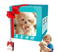 EastHedge Robot Puppy That Acts Like a Real Puppy,Ai Puppy Dog,Walking, Barking,Tail Wagging,Sitting & Running,Electronic Pet Perfect for Kids Adults (PuppyB)