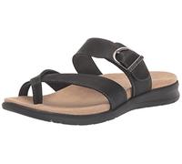Eastland Women's Sienna Flat Sandal, Black, 3.5 UK