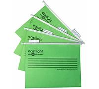 Eastlight Suspension File A4 15 mm 220 gsm Green Pack of 25