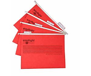 Eastlight Suspension File A4 15 mm 220 gsm Red Pack of 25