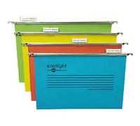 Eastlight Suspension File Foolscap 15 mm 220 gsm Assorted Pack of 50
