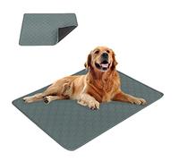 EASTLION Washable Dog Mat,Non-Slip Reusable Puppy Pads for Dogs,Super Absorbent Waterproof Dog Mat Pee Pads for Dogs for Indoor Outdoor Car Travel for Dogs,Cats(23.6x17.7 inch 1 PCS) S-Grey