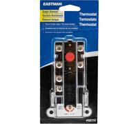 Eastman Outdoors Thermostat for Single Element Water Heaters, Black
